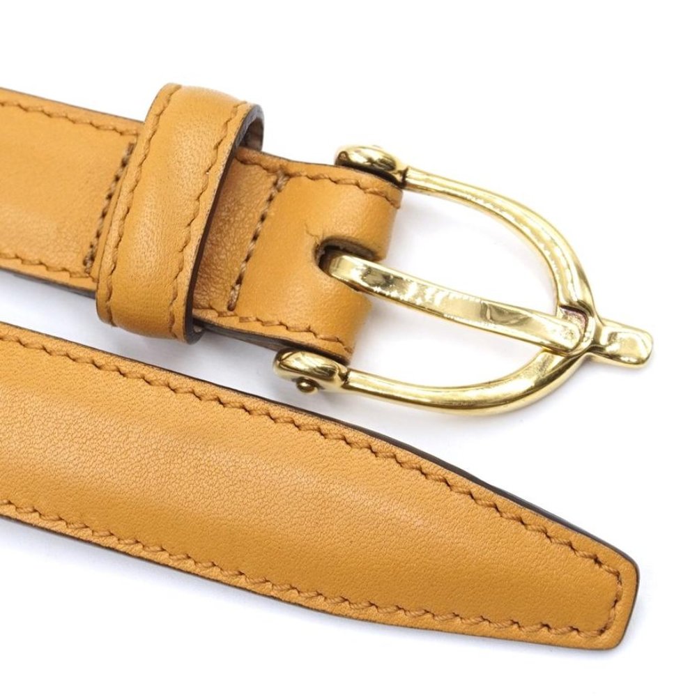 Gucci Gold Marmont Buckle 1" Wide Size 90 36 Belt - Picture 7 of 9